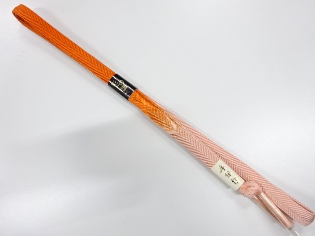 未使用品　正絹　手組帯締め